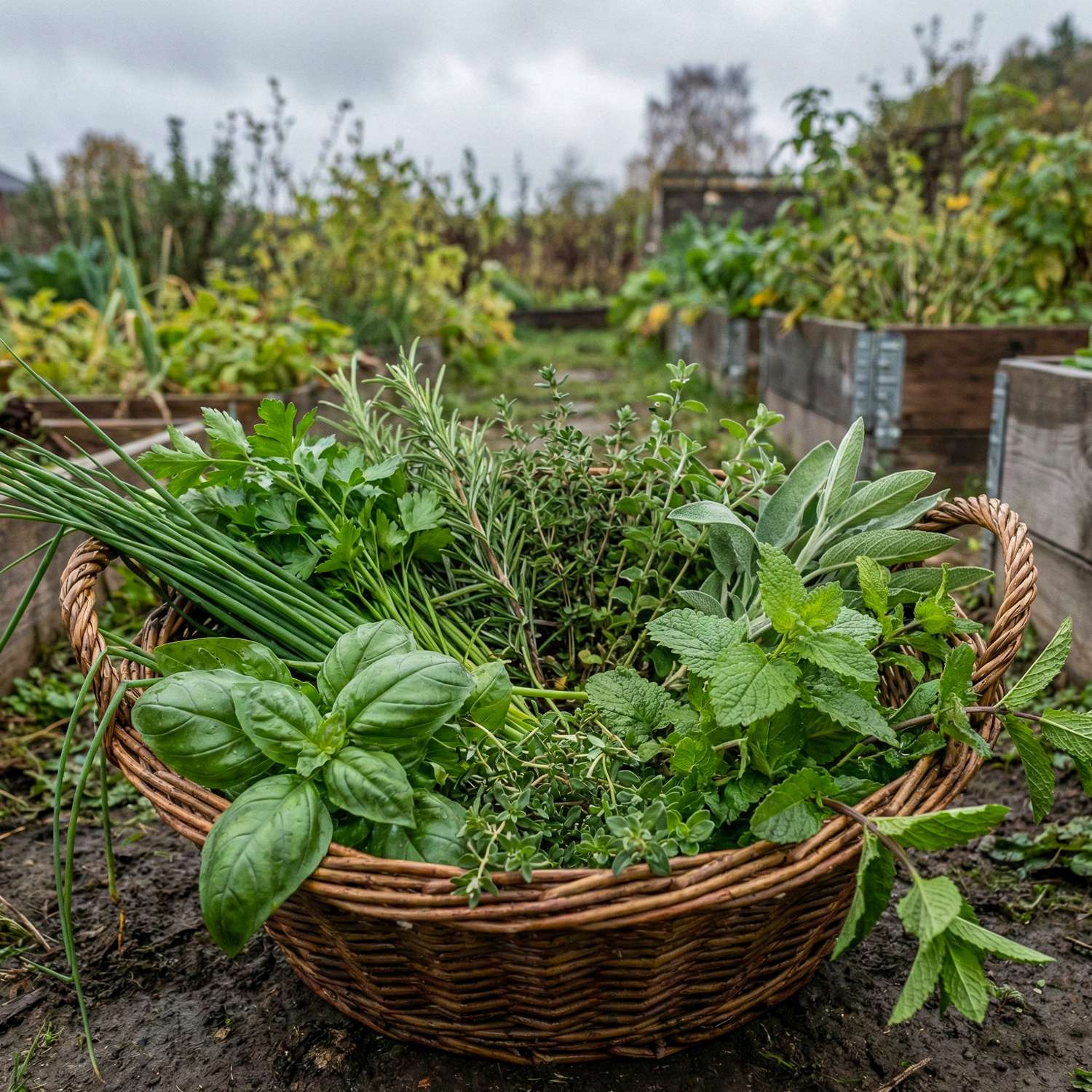 Keukenkruiden uit de moestuin (10 zakjes)
