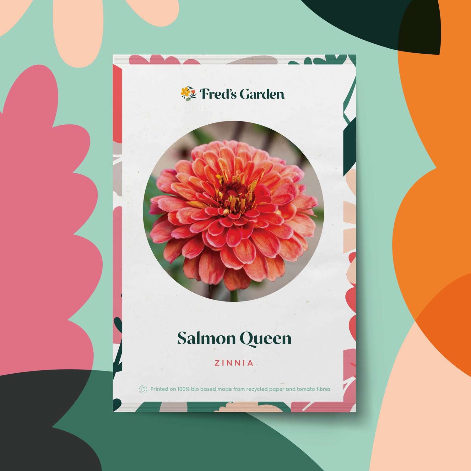 Zinnia 'Salmon Queen' (zaden)